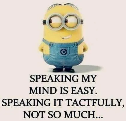 Minion Tactfully
