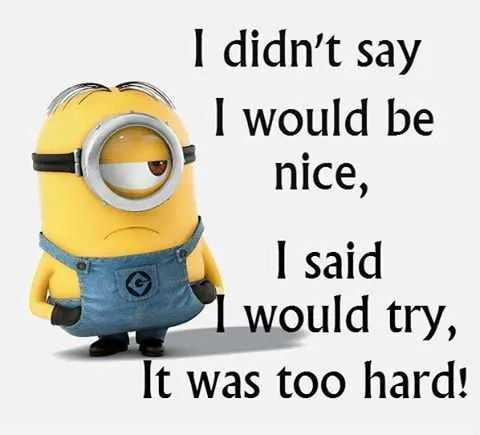 Minion Too Hard