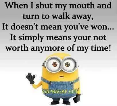 Minion Youre Not Worth
