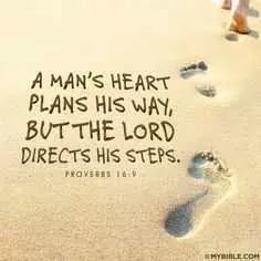Quote Directs His Steps