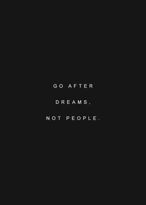 Quote Go After Dreams