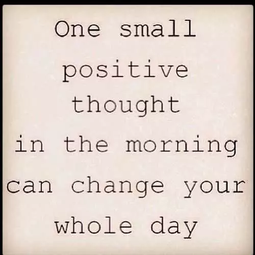 Quote One Positive Thought