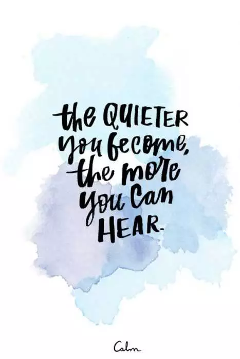 Quote Quiet More