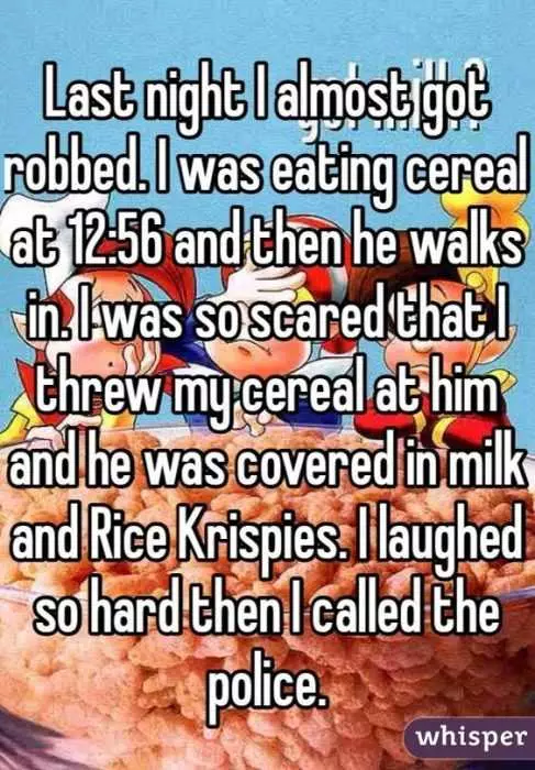 Quote Throw Cereal