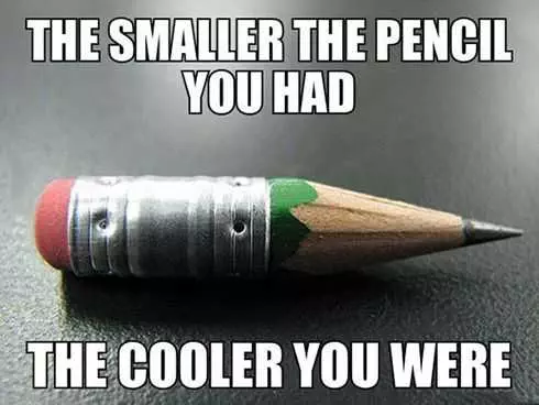 Meme 90 Smaller Pencil