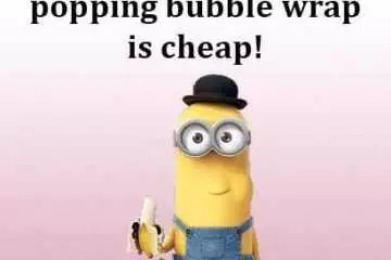 Minion Bubble Wrap