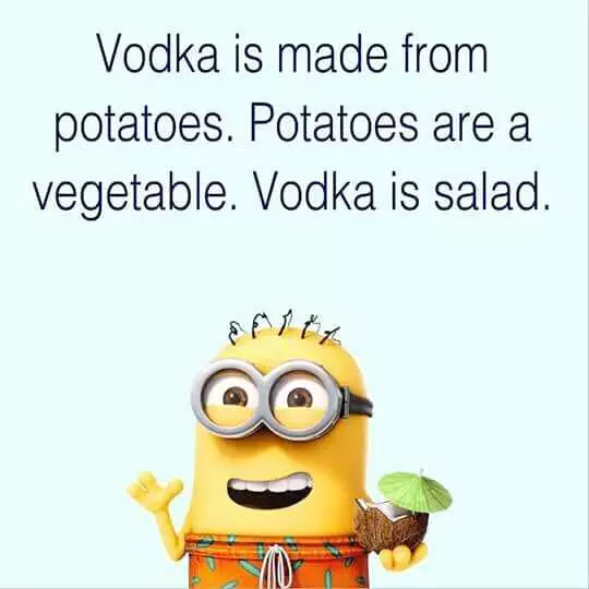 Minion Vodka Salad
