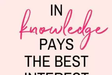 Quote Knowledge Investment