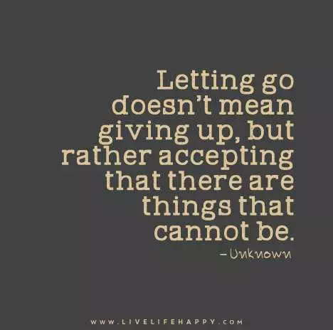 Quote Letting Go