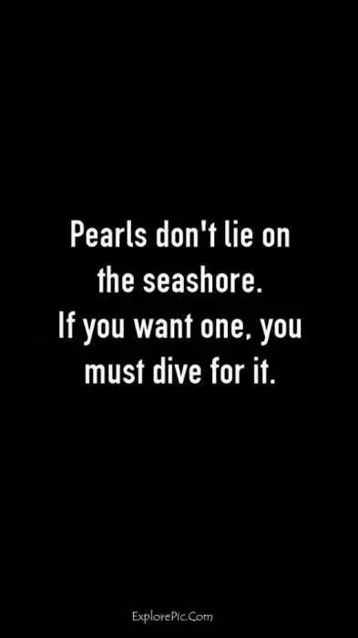 Quote Pearls Seashore