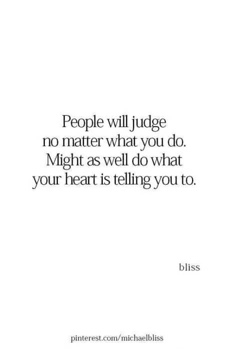 Quote People Will Judge