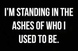 Quote Standing In Ashes