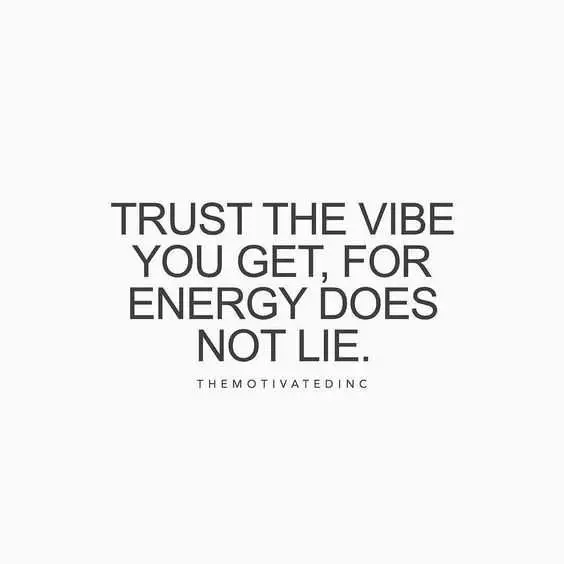 Quote Trust The Vibe