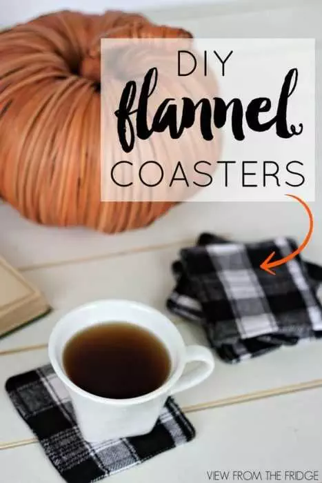 Diy Flannel Coasters