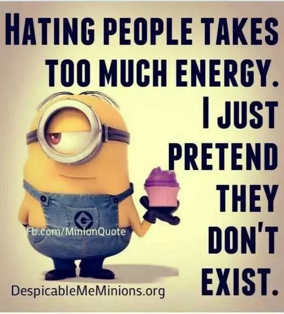 Minion Hating People Energy