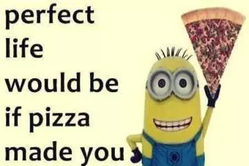 Minion Pizza Skinny