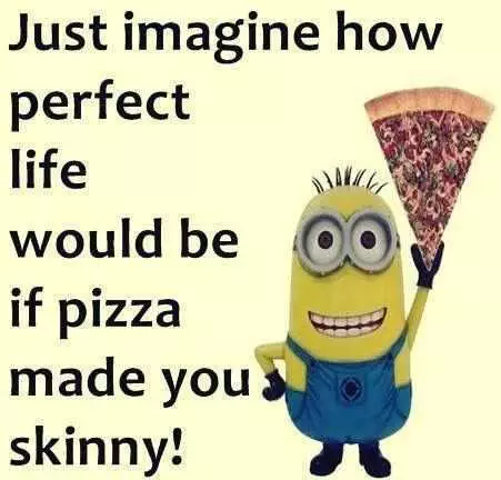 Minion Pizza Skinny