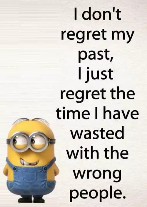Minion Regret Past