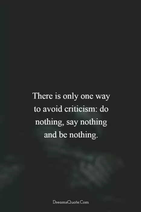 Quote Avoid Criticism
