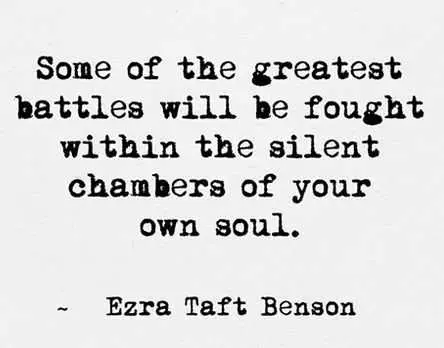 Quote Battles Within Soul