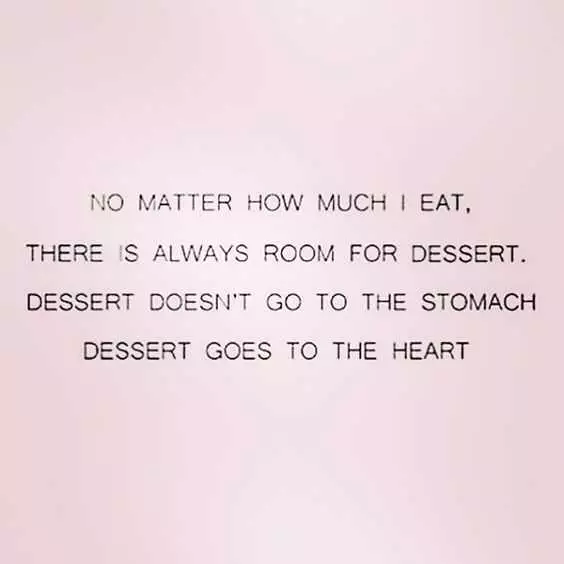Quote Desser Heart