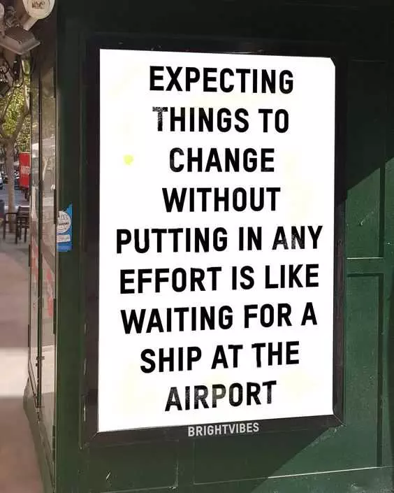 Quote Expecting Change