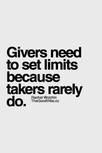 Quote Givers Set Limits