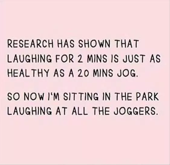 Quote Laughing Joggers