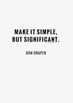 Quote Make It Simple