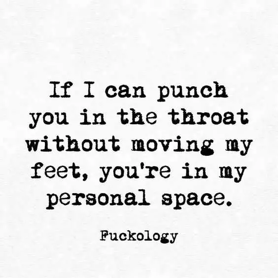 Quote Personal Space