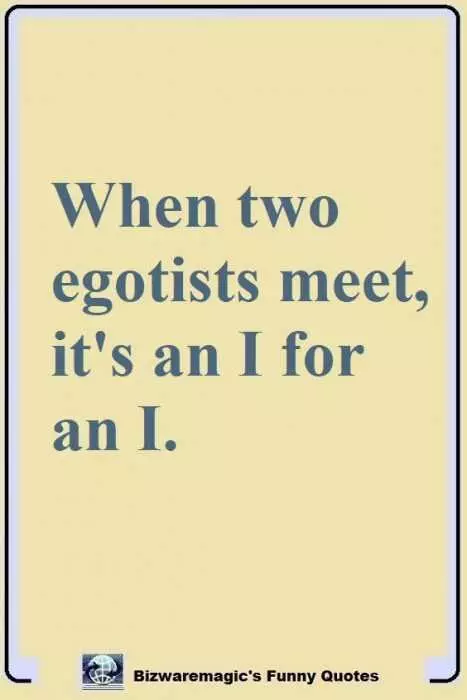 Quote Two Egoists