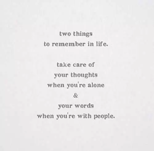 Quote Two Things Remember
