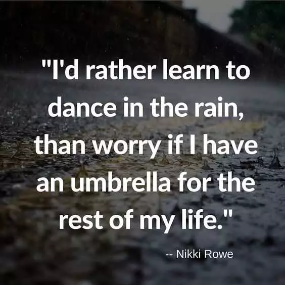 Quote Worry Umbrella