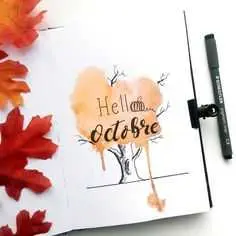 Bullet Journal October Halloween