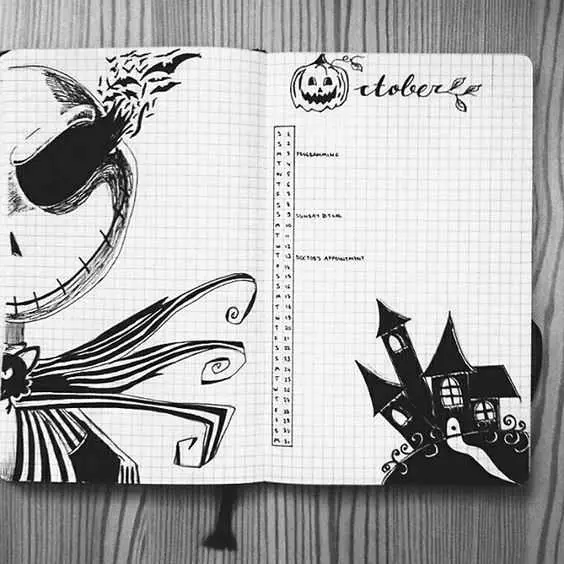 Bullet Journal Ideas October