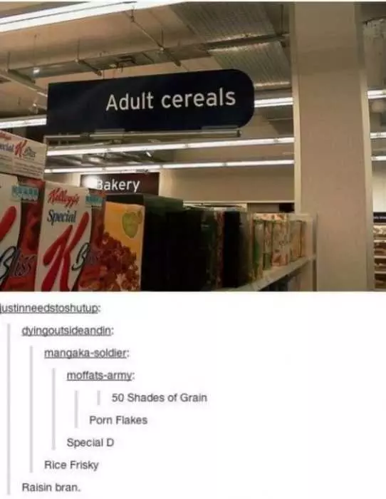 Funny Adult Cereals