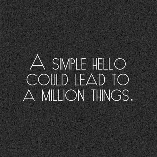 Quote A Simple Hello