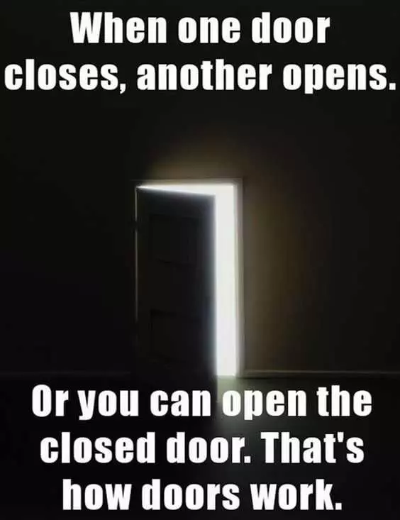 Quote Closed Doors