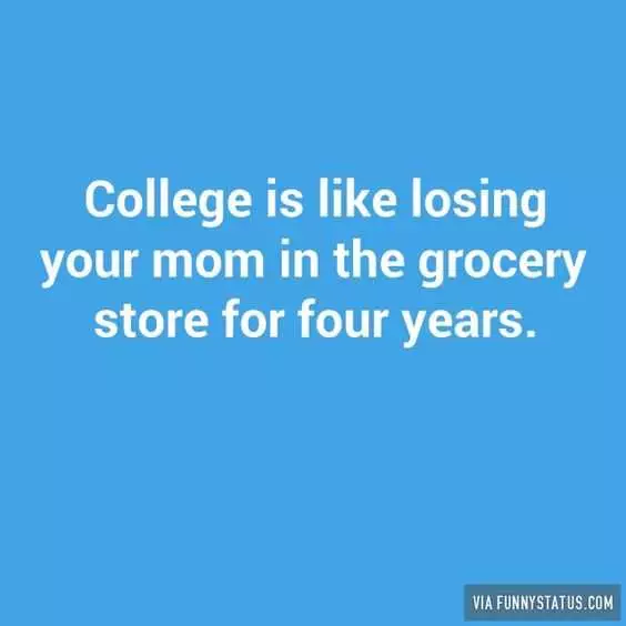 Quote College Mom Grocery