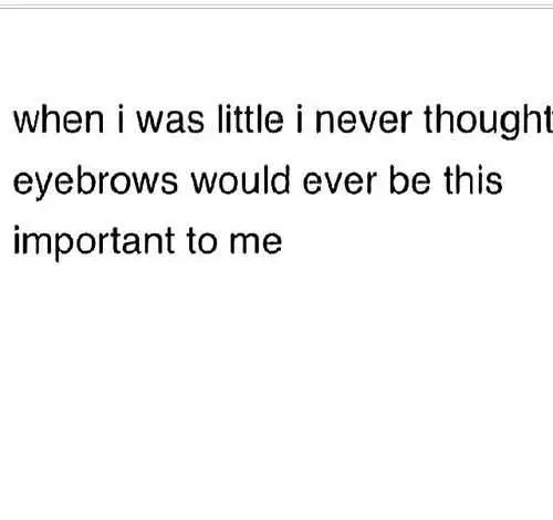Quote Eyebrows
