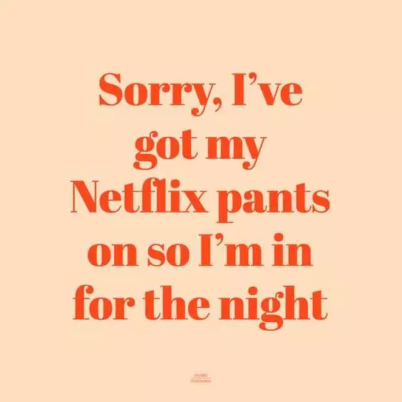 Quote Netflix Pants