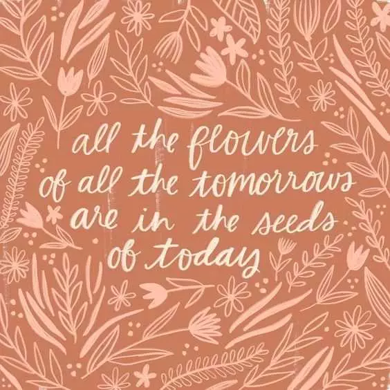 Quote Of All The Flowers