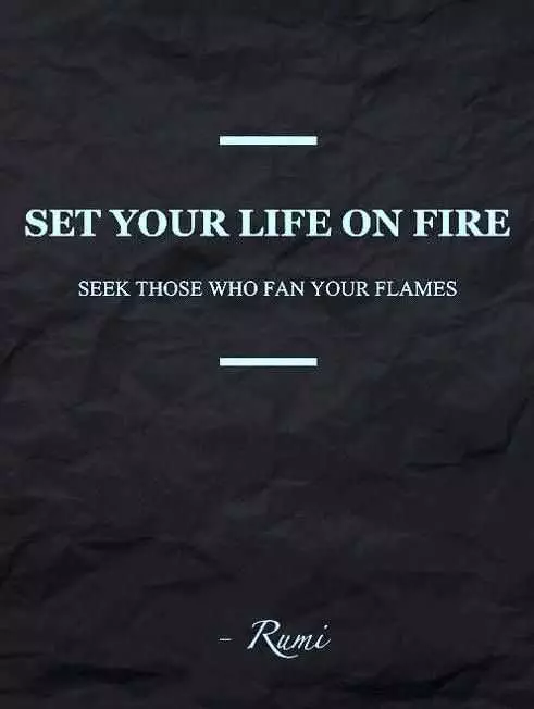 Quote Set Life On Fire
