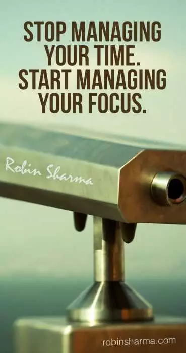Quote Stop Managing Focus