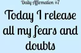 Affirm Release All My Fears