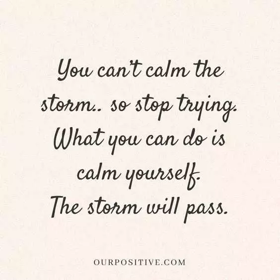 Quote Calm The Storm