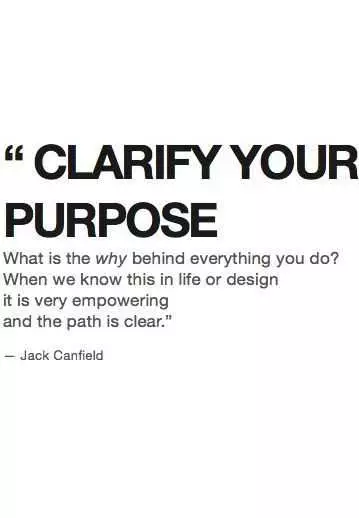 Quote Clarify Purpose