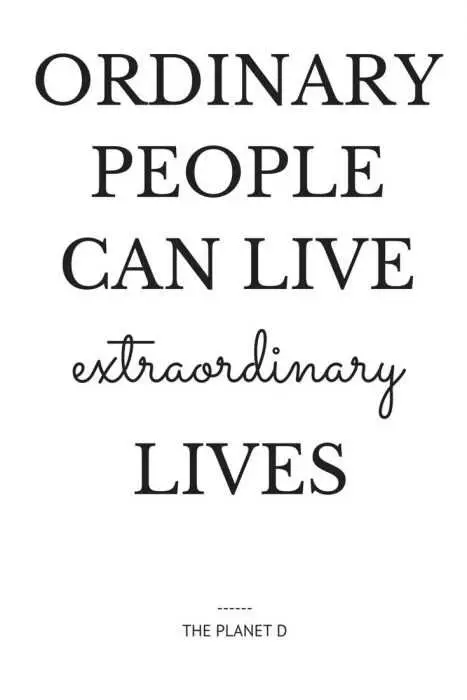 Quote Ordinary People Can