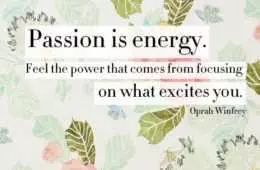 Quote Passion Is Energy
