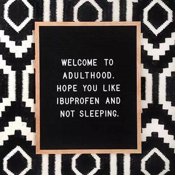 Funny Letter Board Messages  Adulthood